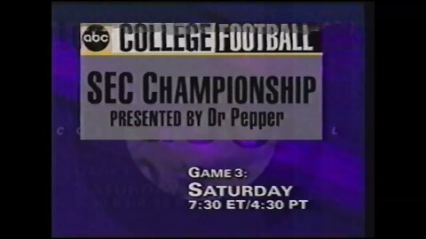 Commercial - Upcoming College Football SEC Championships - Florida vs Arkansas - 2006 (?)