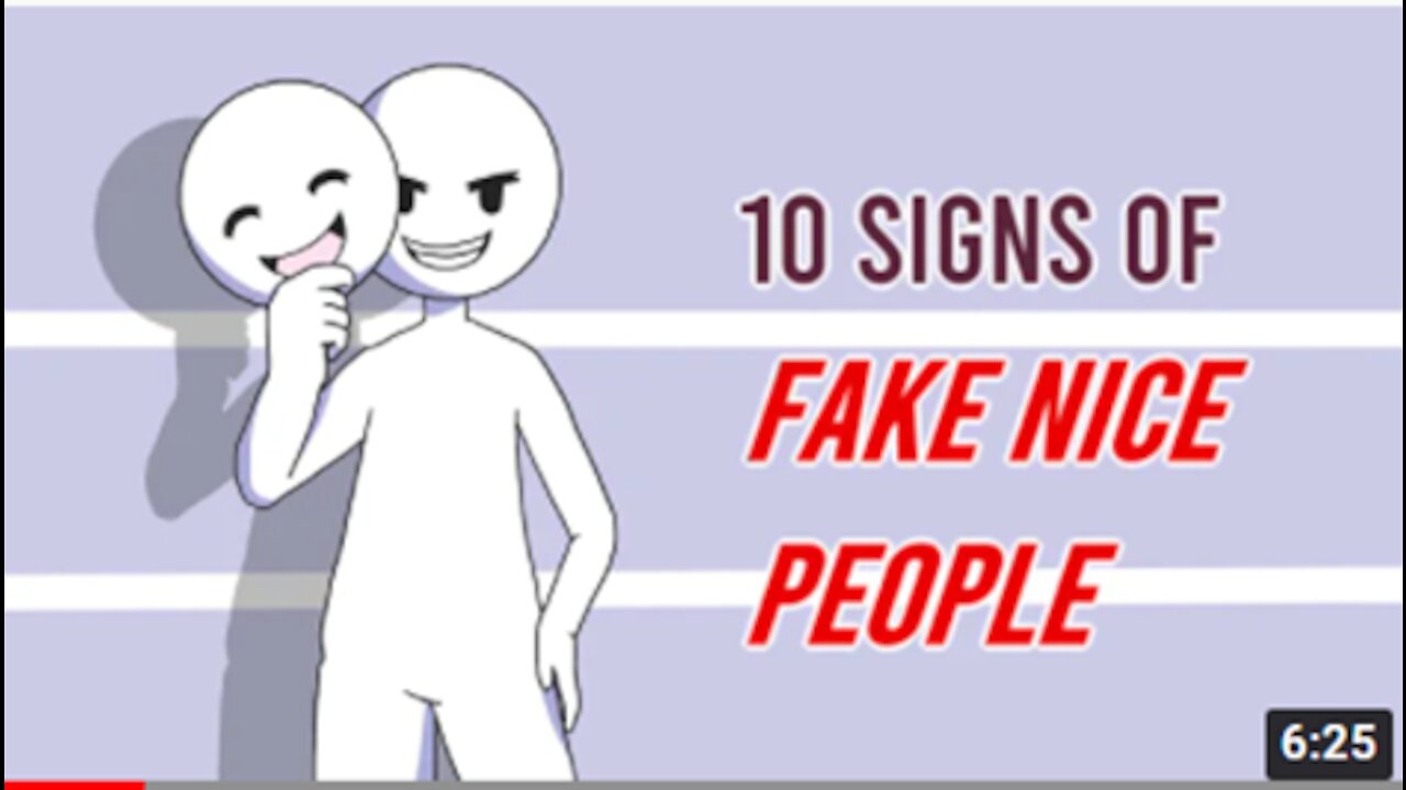 HOW TO RECOGNIZE A FAKE PERSON