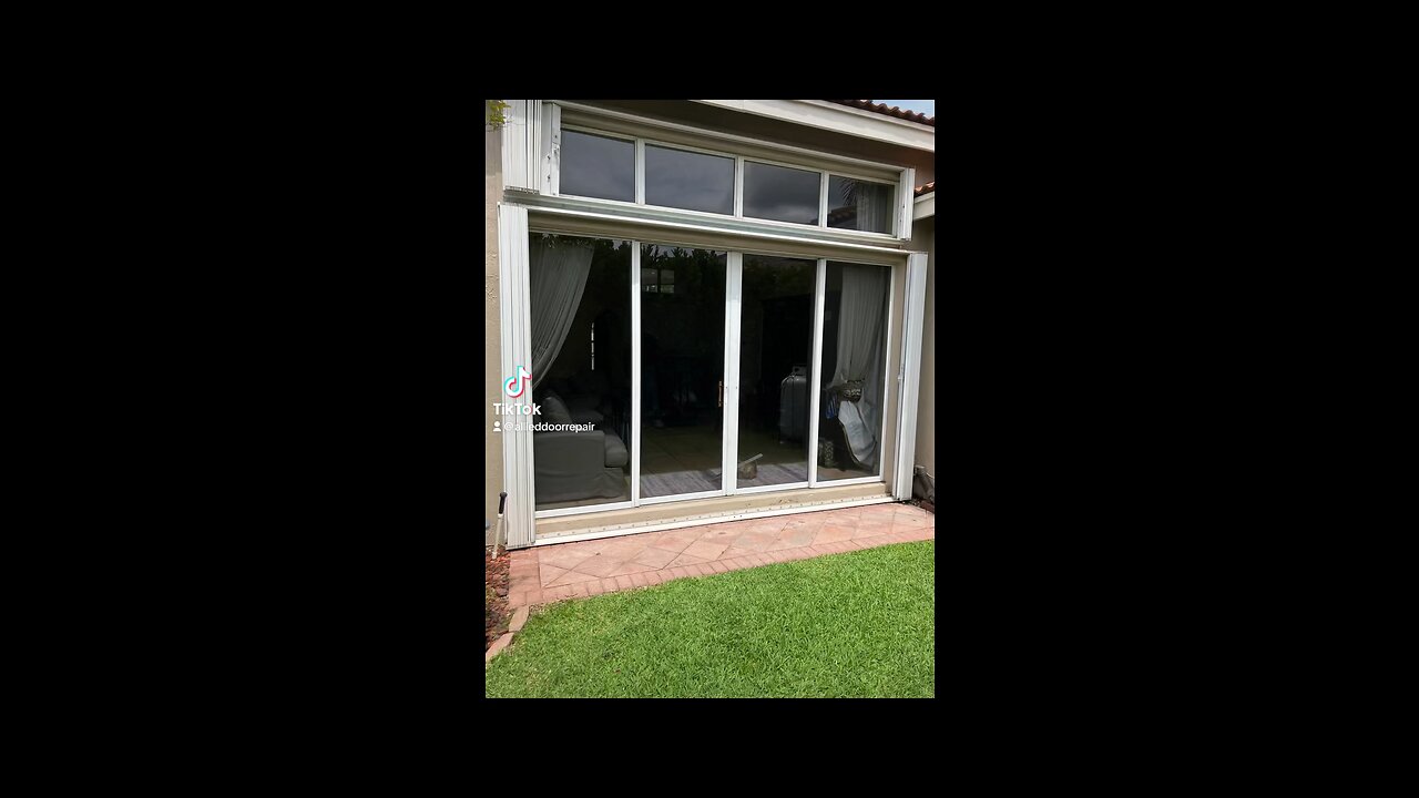 Sliding glass door repair; roller replacement and track refurbishing, in #coralsprings, #florida.