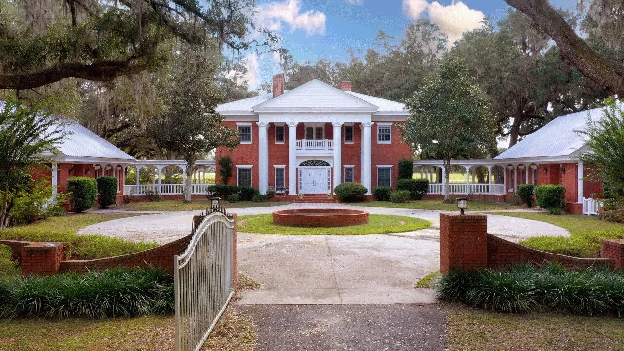 "GONE WITH THE WIND" STYLE MANSION | In Sumterville, Florida | Presented By Ira Miller