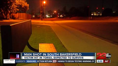 Man shot in south Bakersfield Thursday night