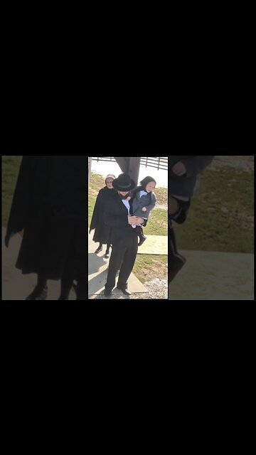 Amish Father and Daughter