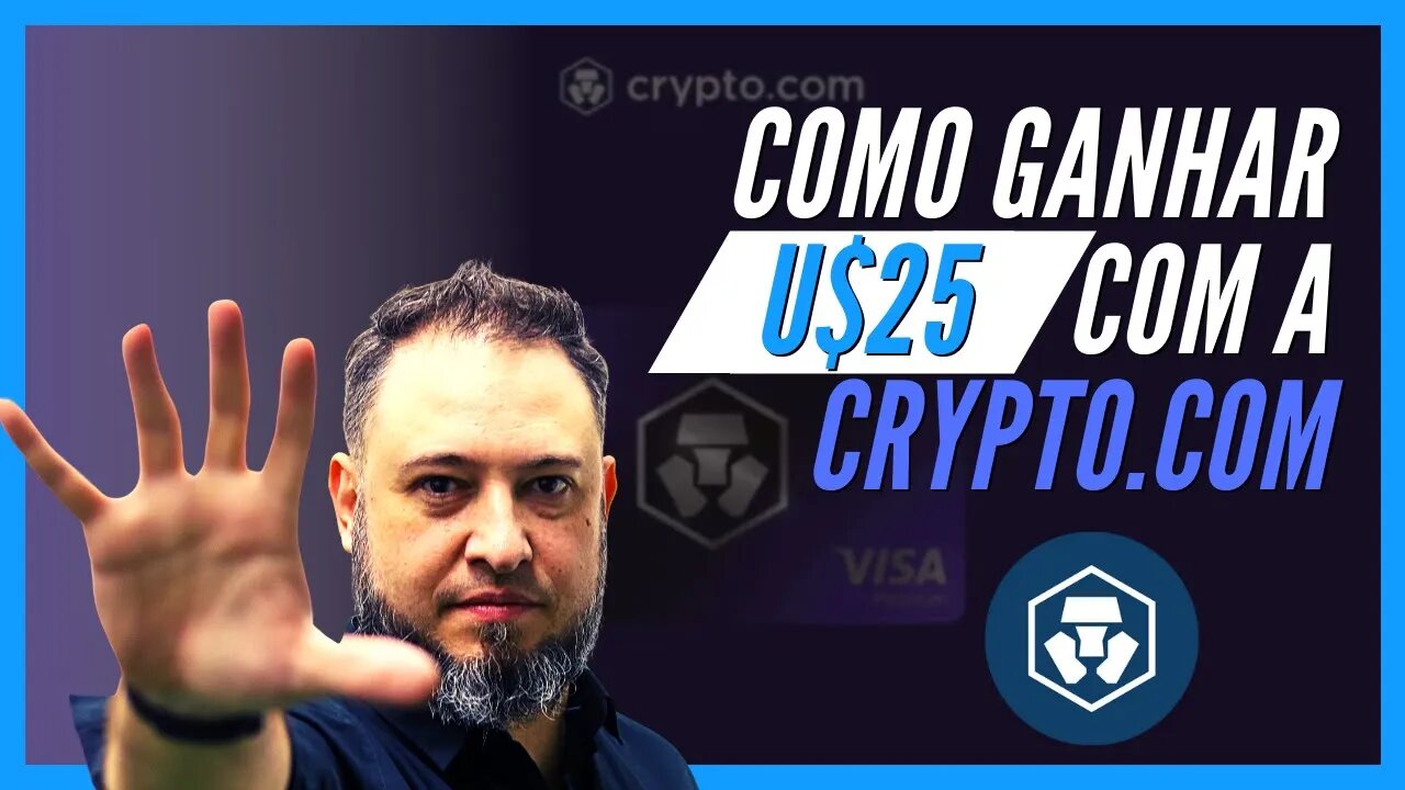 [🐴CRIPTO BAGUAL] Como Ganhar $25 Dólares Com a Crypto.com