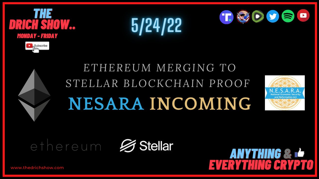 ETHEREUM MERGING TO STELLAR BLOCKCHAIN PROOF - NESARA INCOMING