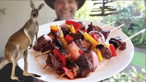 Cooking a Kangaroo Kebab - Greg's Kitchen