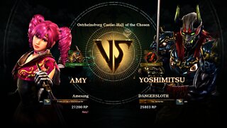 Amy (Amesang) VS Yoshimitsu (DANGERSLOTH) (SoulCalibur™ VI: Online)