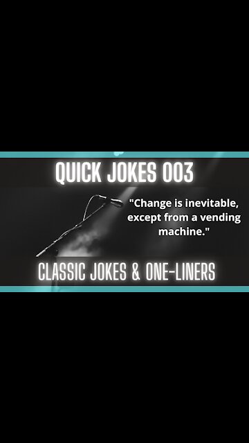 Quick Jokes 003 [Keep Laughing] [Humor] [Smile A day]