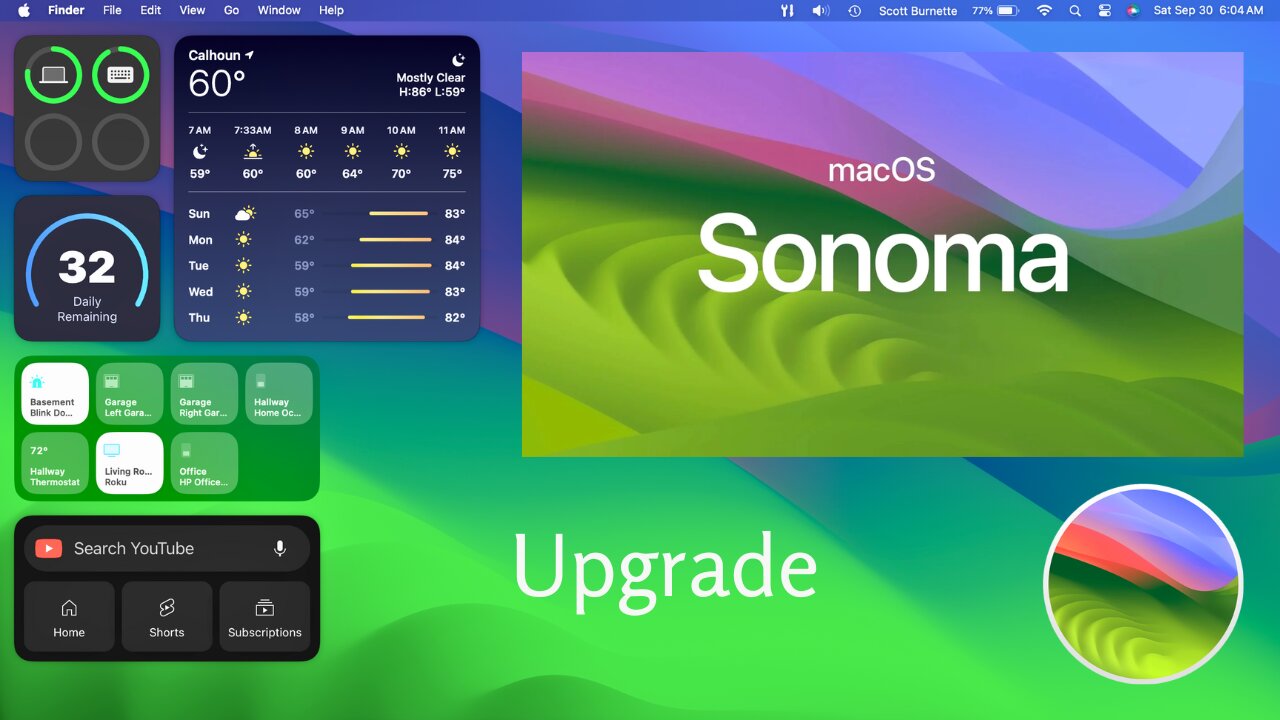 macOS Sonoma Upgrade on my 2020 M1 Macbook Air #greatupgrade