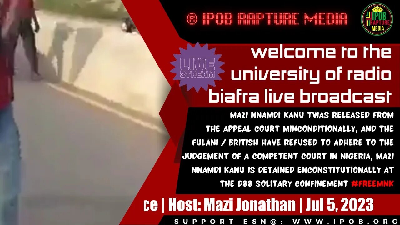 Welcome to the university Of Radio Biafra | Hausa - Service | Host: Mazi Jonathan | Jul 5, 2023