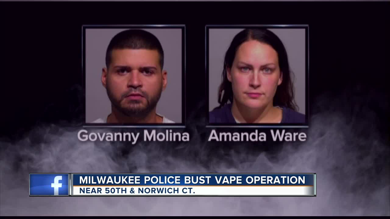 Two busted in south side vaping operation
