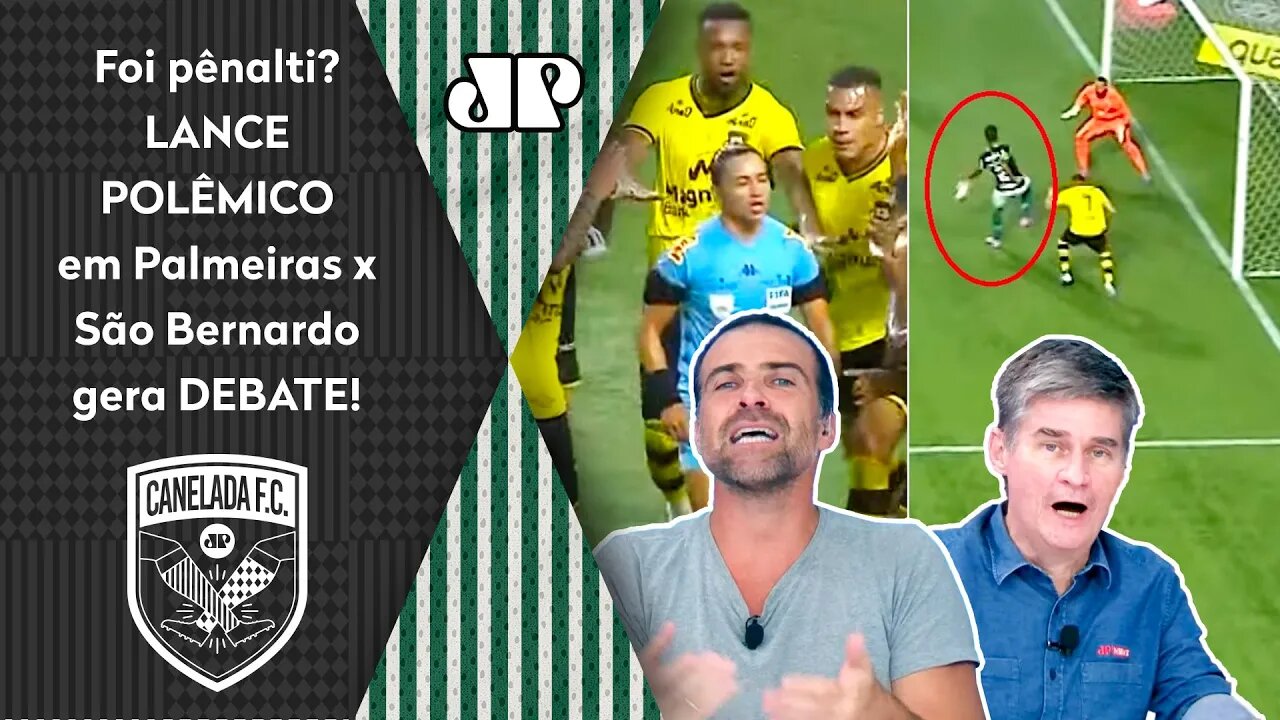 "SE FOI ROUBADO? Cara, a REGRA DIZ que..." LANCE POLÊMICO em Palmeiras x São Bernardo gera DEBATE!