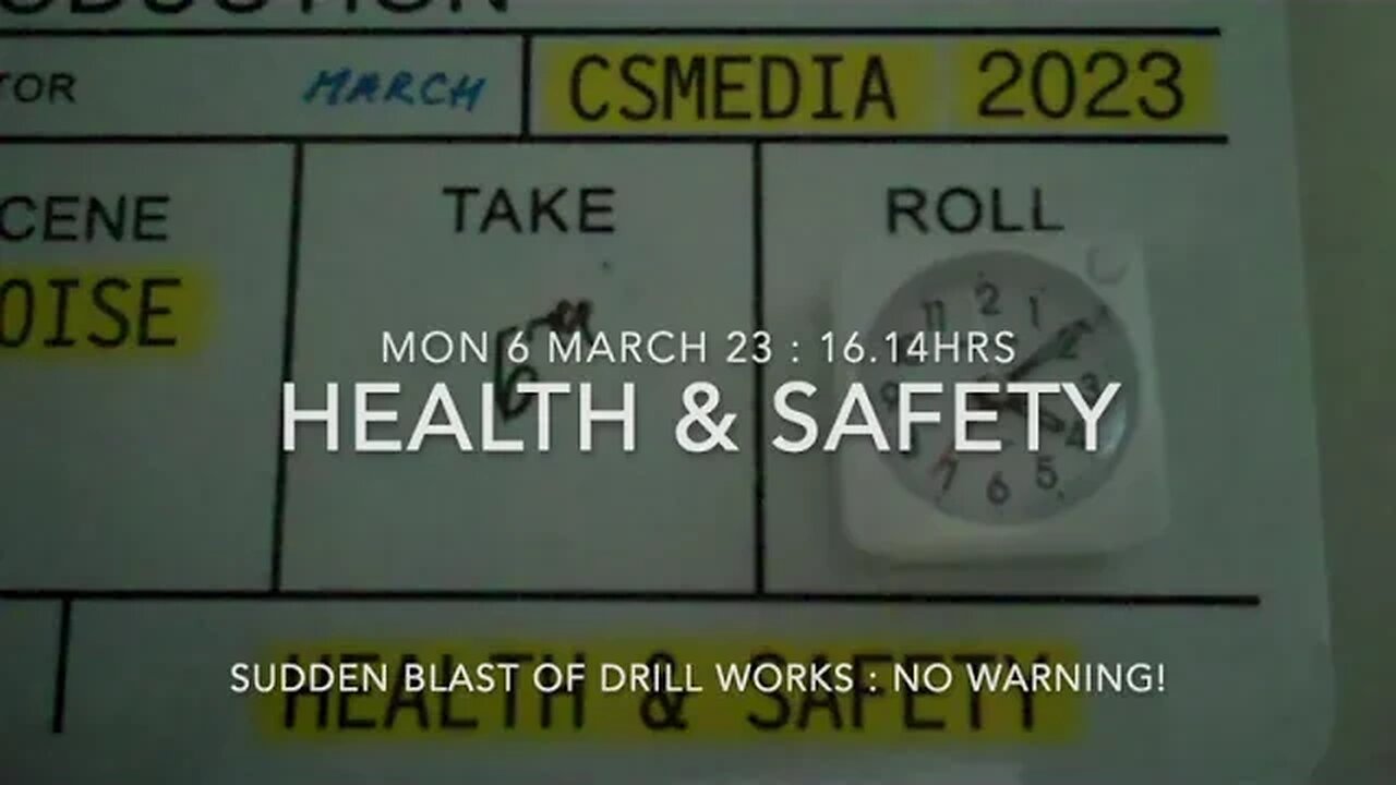 Health & Safety : Sudden Drill Works : Bacton Tower NW5 : 6 Mar 16.14hrs