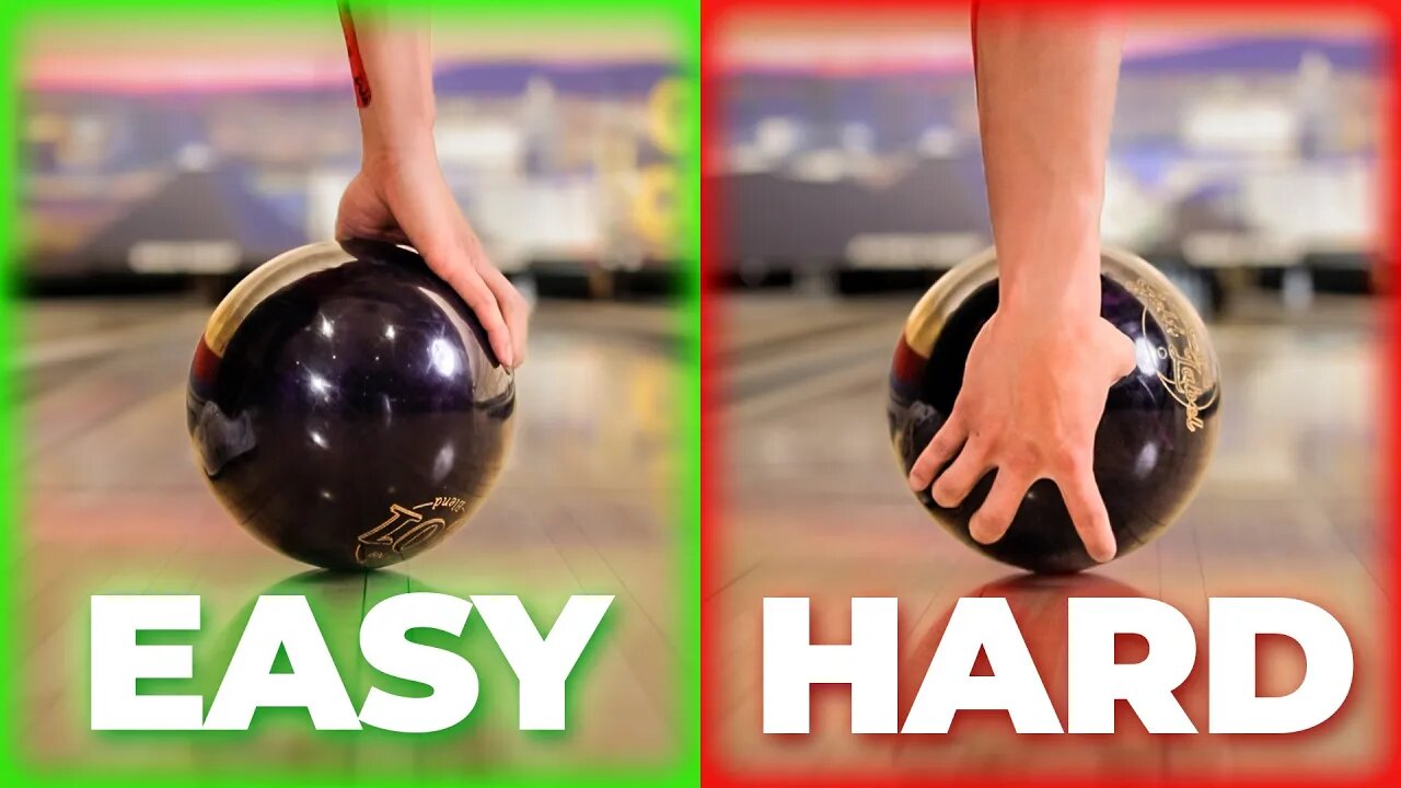 How To Hook A Bowling Ball (Easy vs Hard)