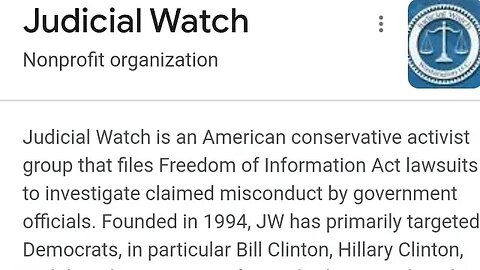 Judicial Watch Nonprofit organization