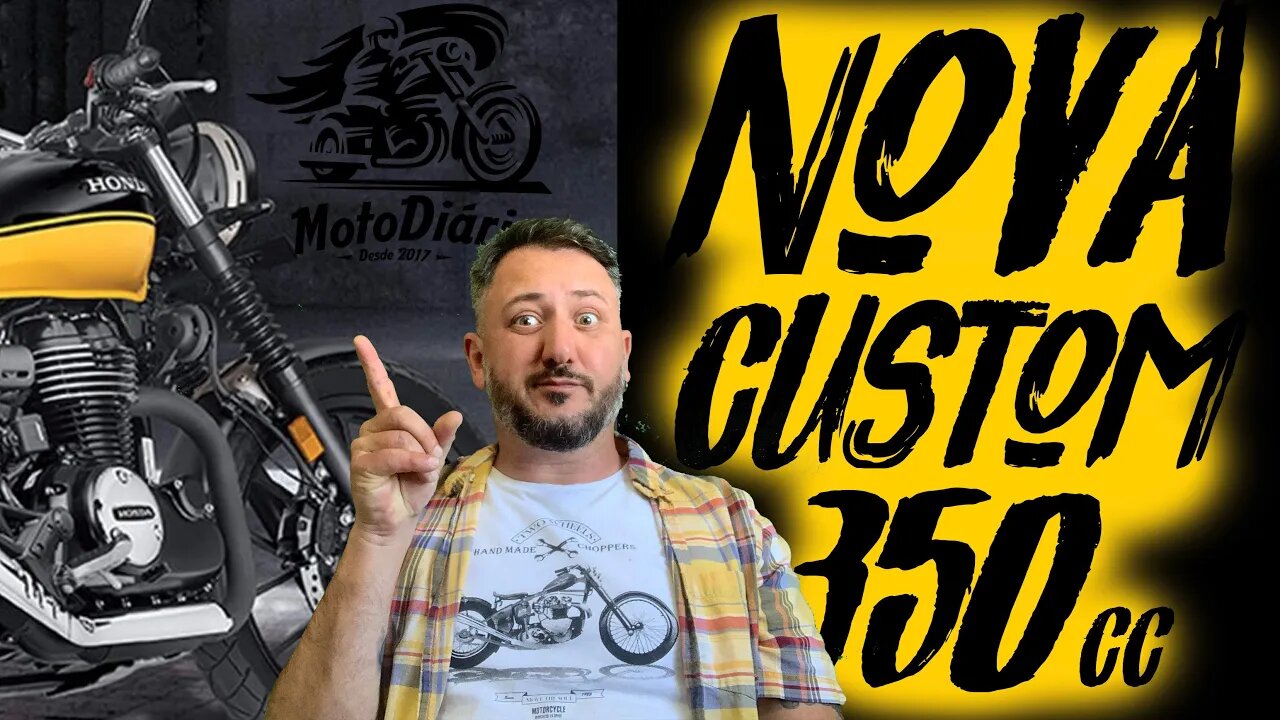 NOVA CUSTOM 350 cc 😮✅😮 Honda é PRESSIONADA pela ROYAL