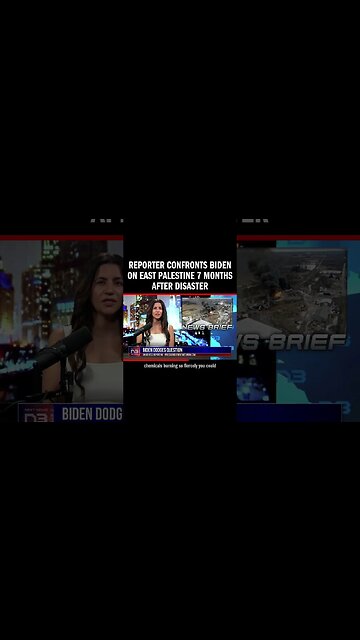 Reporter Confronts Biden on East Palestine 7 Months after Disaster