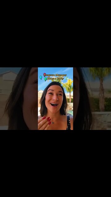 Program manager plan a party