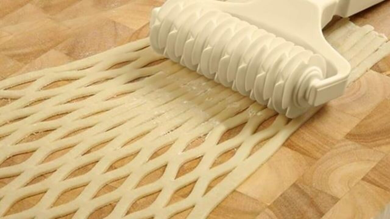 Kitchen Dough Pie Cookie Reticulate Lattice Cutter