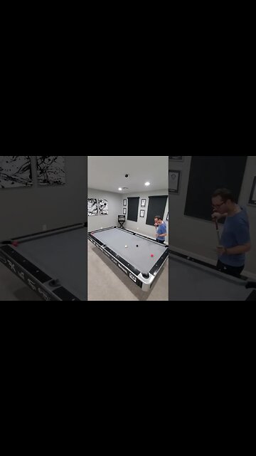 Masse + Bank- what's not to like? 😁 ⚪🔴🎱 #billiards #shorts