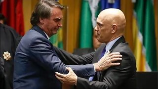 AGORA!! Bolsonaro DIZ Alexandre de Moraes passou dos LIMITES