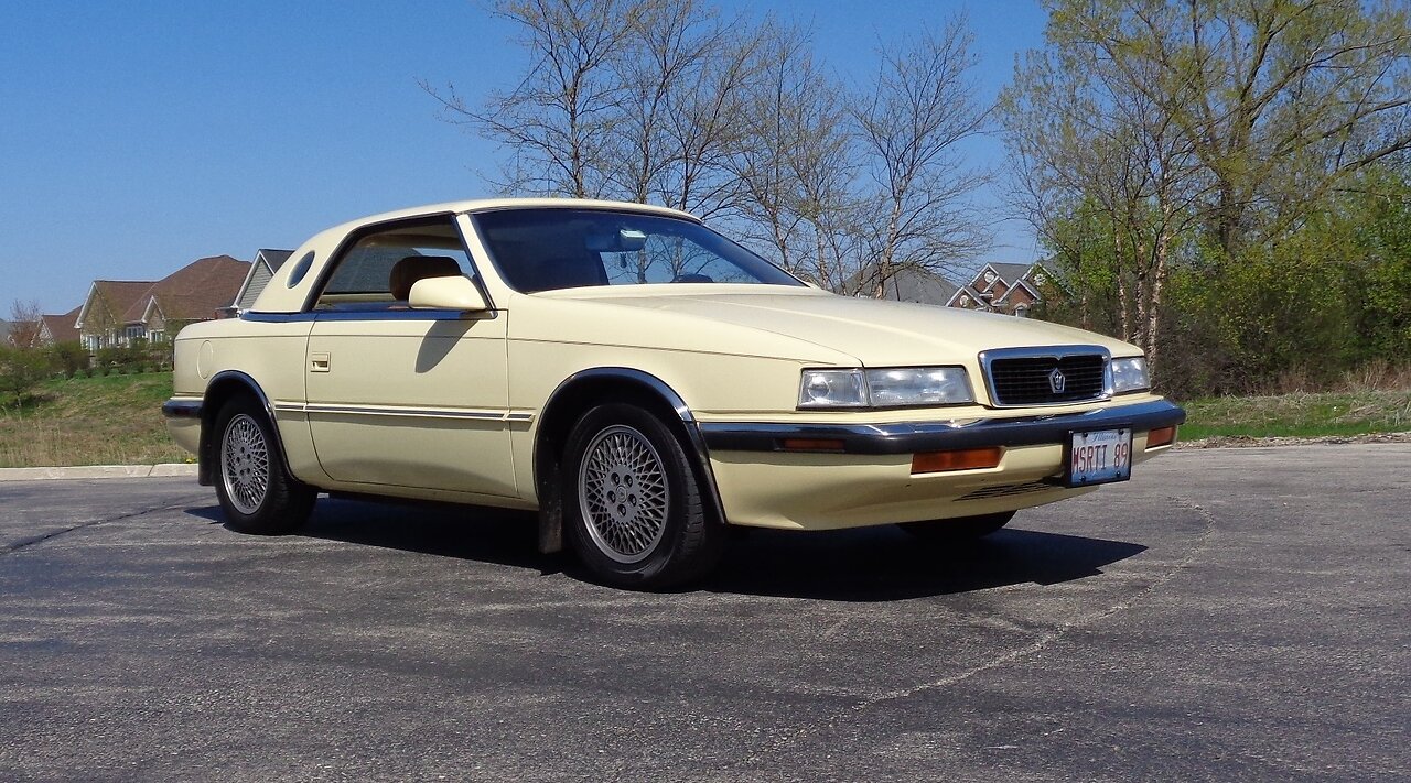 1989 Chrysler Chrysler’s TC by Maserati in Yellow & Engine Sound on My Car Story with Lou Costabile