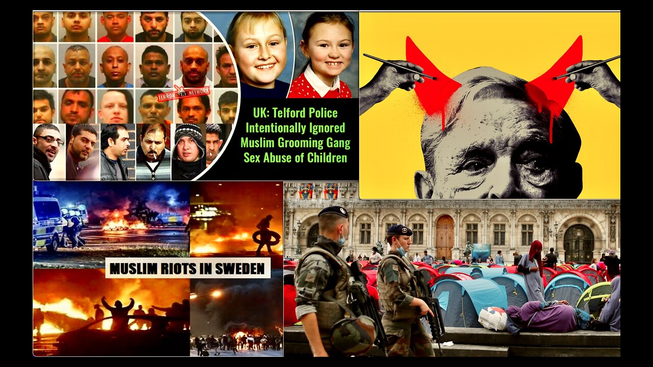 USA Ukraine President In Bed With Satanic Nazi's Australia Denmark France Sweden England Crumbling