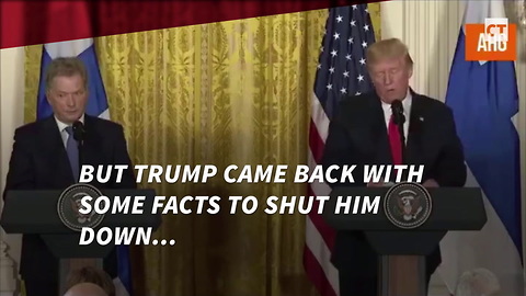 Reporter Goes For The Throat, But Doesn't Realize What Trump Has In His Pocket