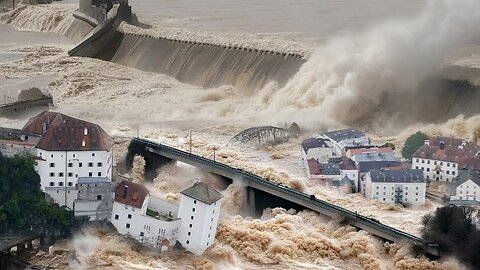 Tennessee Chaos Waterville Dam Collapses! Devours Homes and Bridges!.