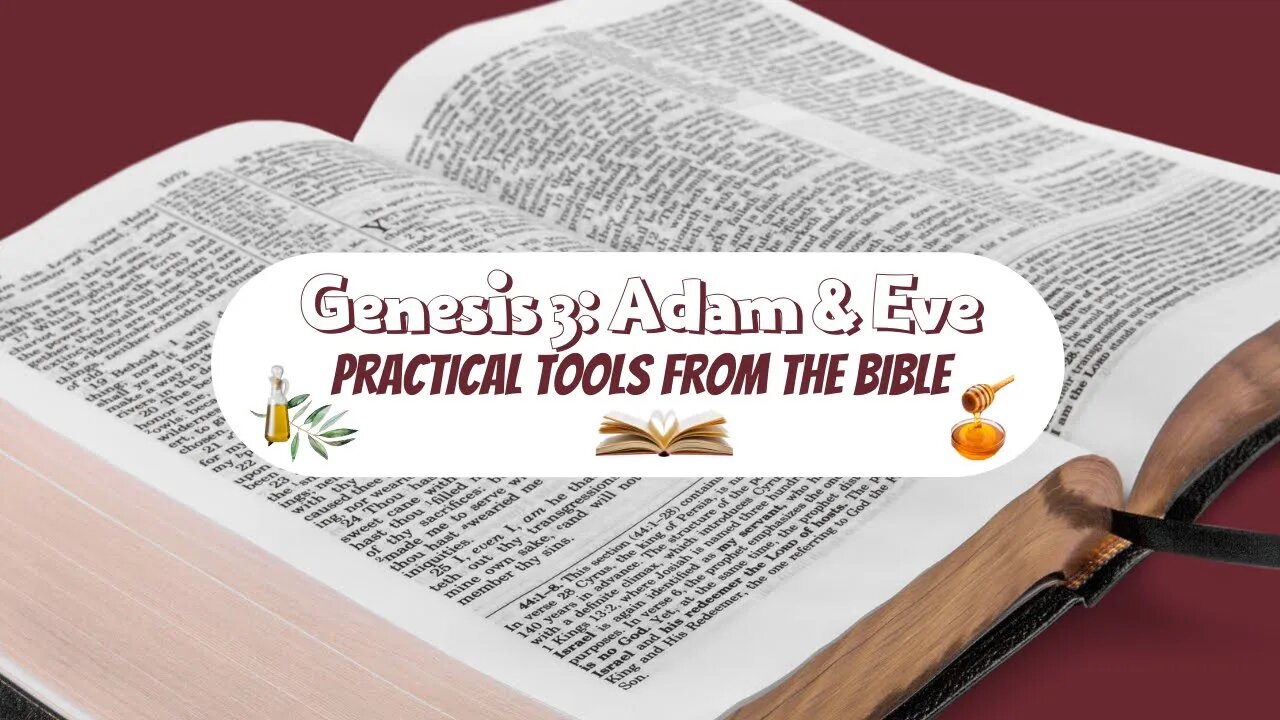 Genesis 3 Adam and Eve in the Garden of Eden | Bible Study on Respect, Prudence and Consequences