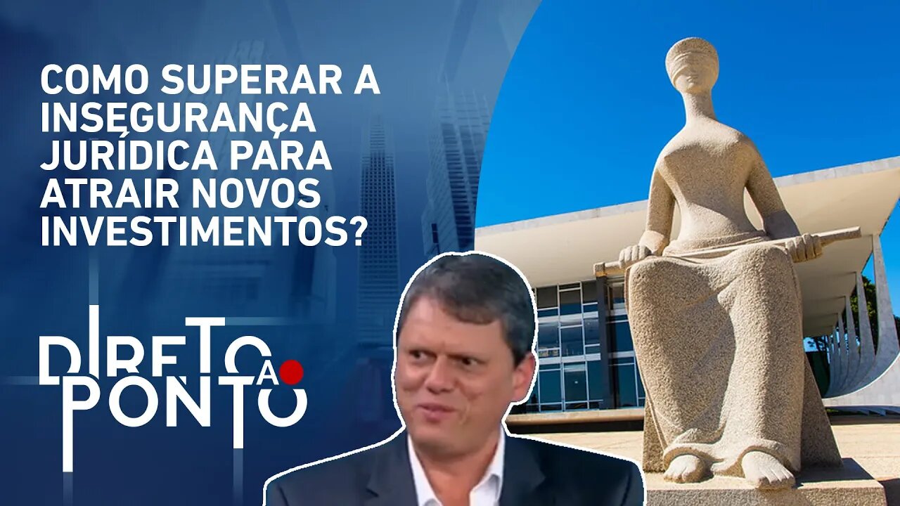 Tarcísio de Freitas: “Tenho uma boa relação com o Supremo” | DIRETO AO PONTO