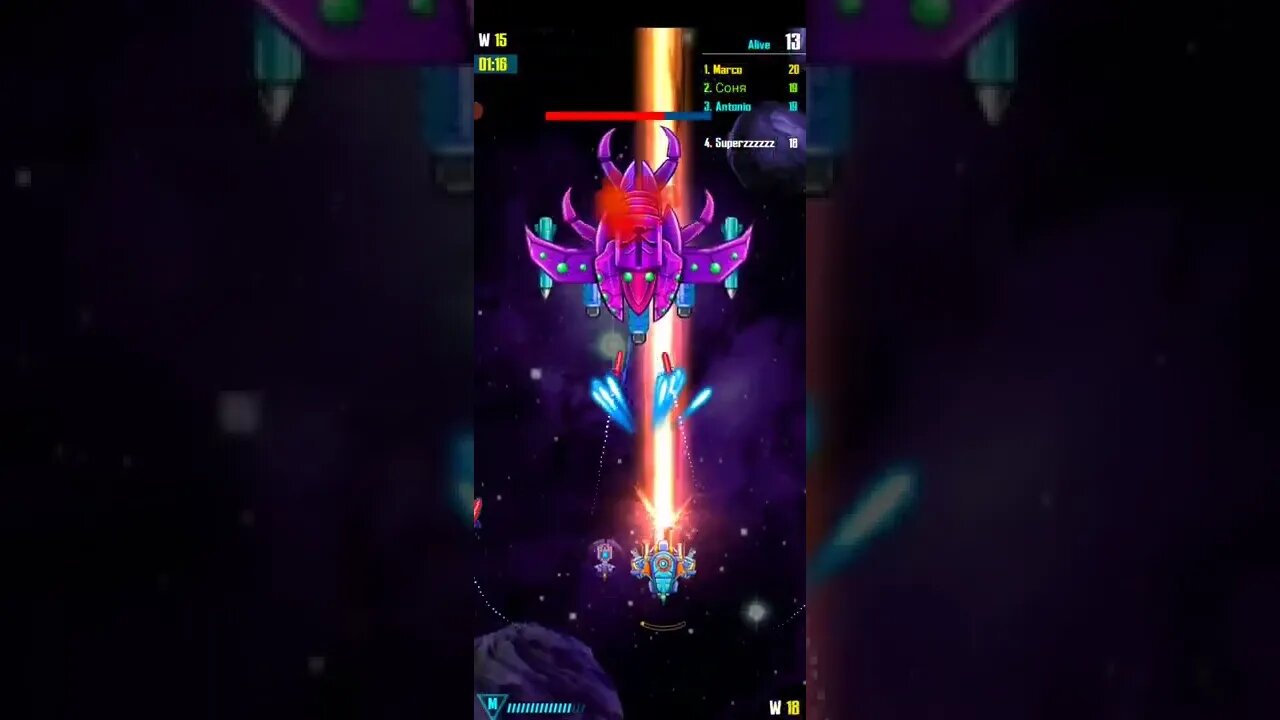 GALAXY ATTACK ALIEN SHOOTER - PVP SURVIVAL 1 VS 100 (13 October 2022) 2nd try