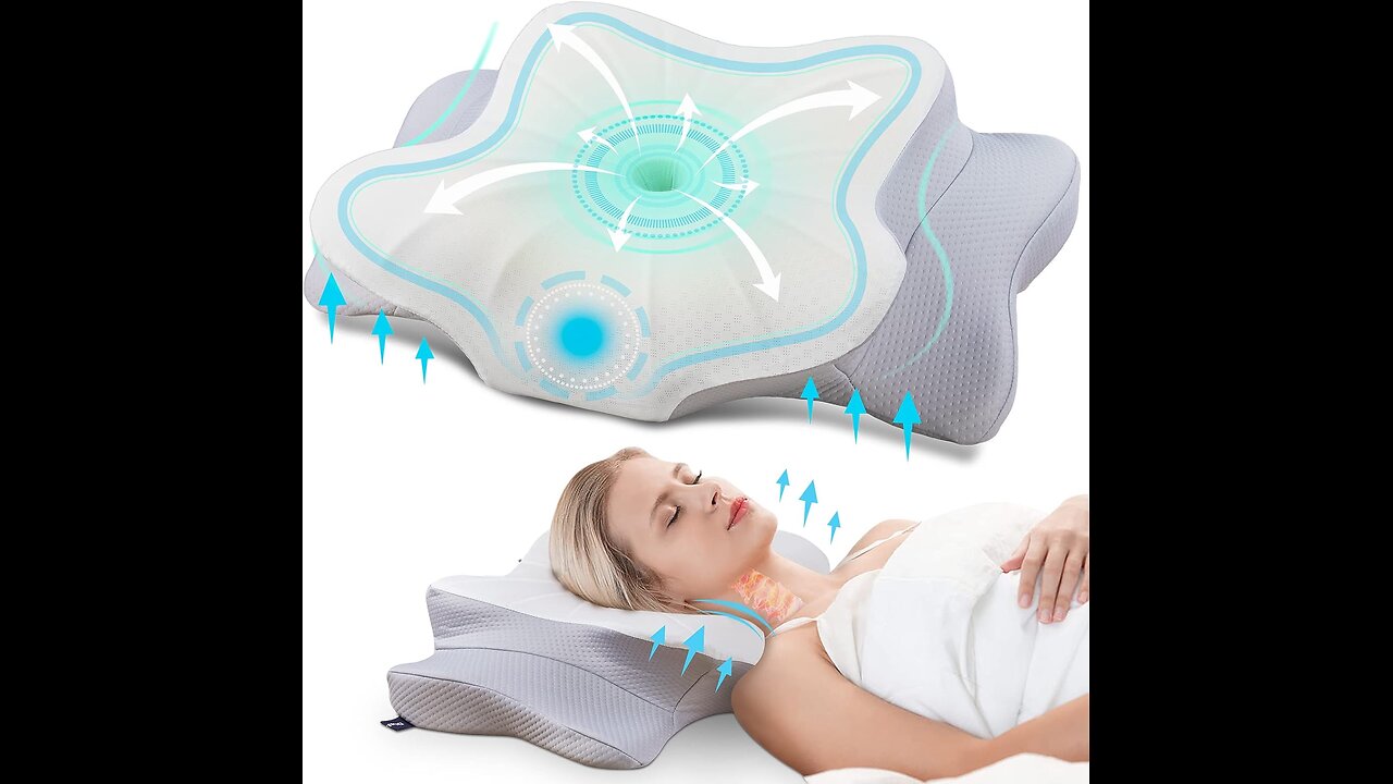 Donama Cervical Pillow for Neck Pain Relief