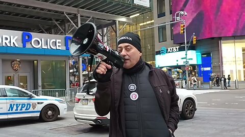 @NYCDriversunite calls out @NYC_DOT 1/22/23 Times Square