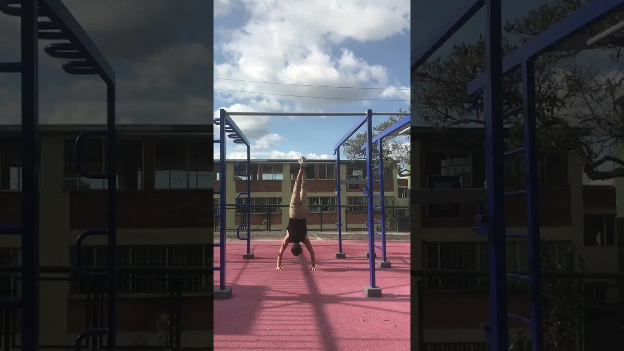 How to do a handstand hold outdoors