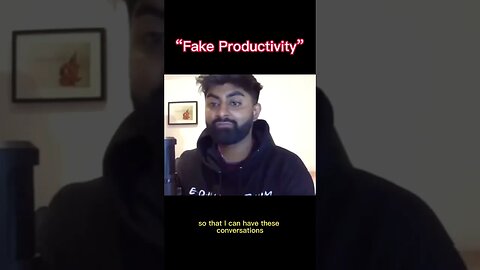Fake Productivity Is Poison