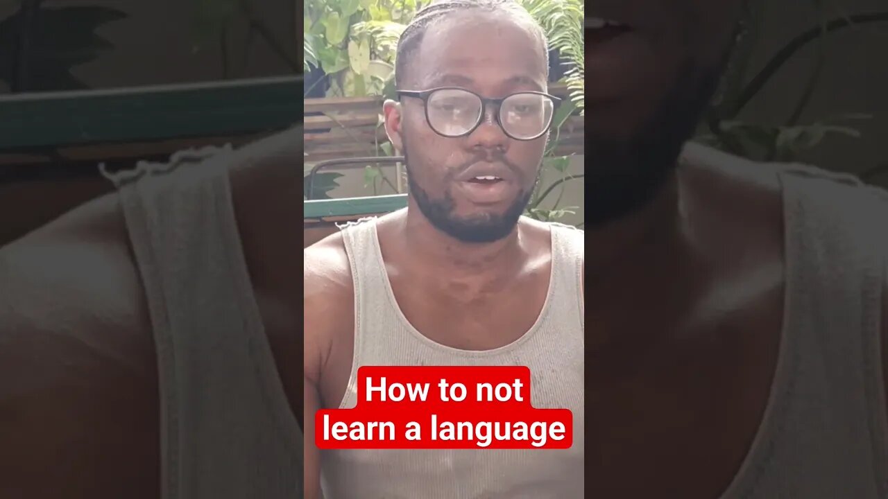 How to not learn a language #languagelearning #languageexchange #crashcourse #educationalvideo