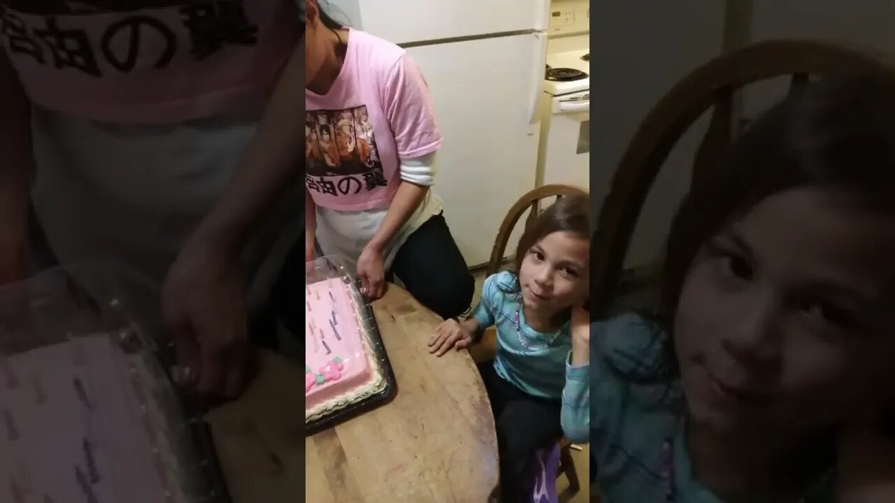 Trinity's eighth birthday.