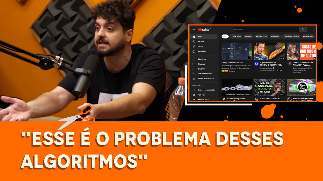 MONARK SOBRE ALGORITMOS DA PLATAFORMA