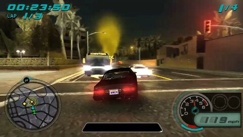 midnight club l.a psp O trem ta feio