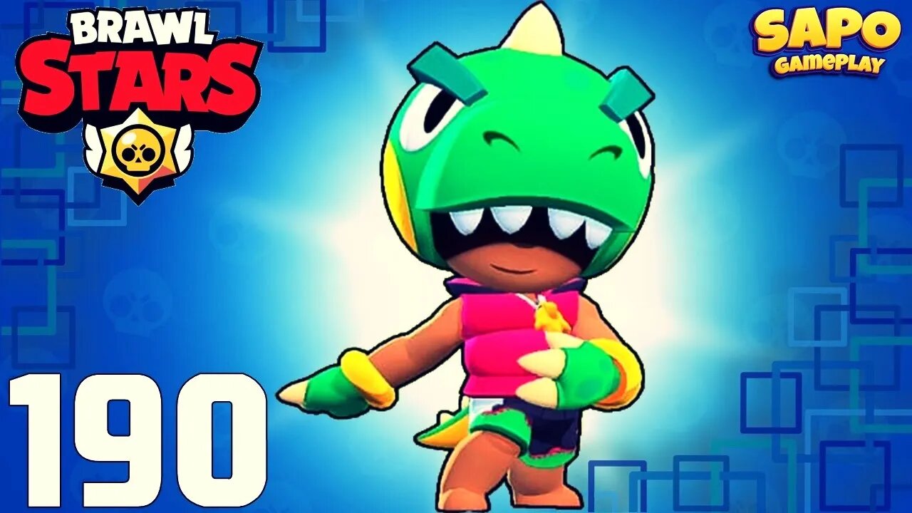 Brawl Stars "LEON DINOSSAURO" - Gameplay Part 190 (Android/iOS) SapoGamePlay #Brawlstar