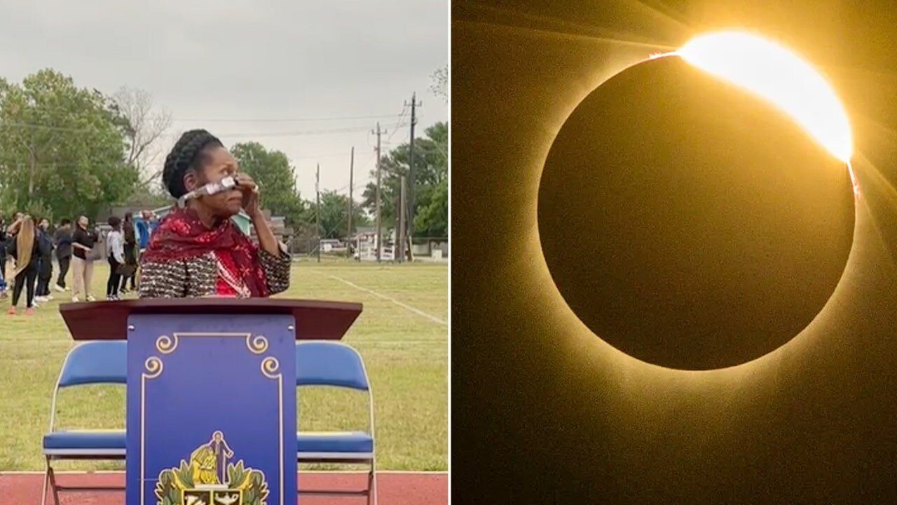 Shelia Jackson-Lee Teaches about the eclipse.