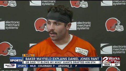 Baker Mayfield Explains Daniel Jones Rant