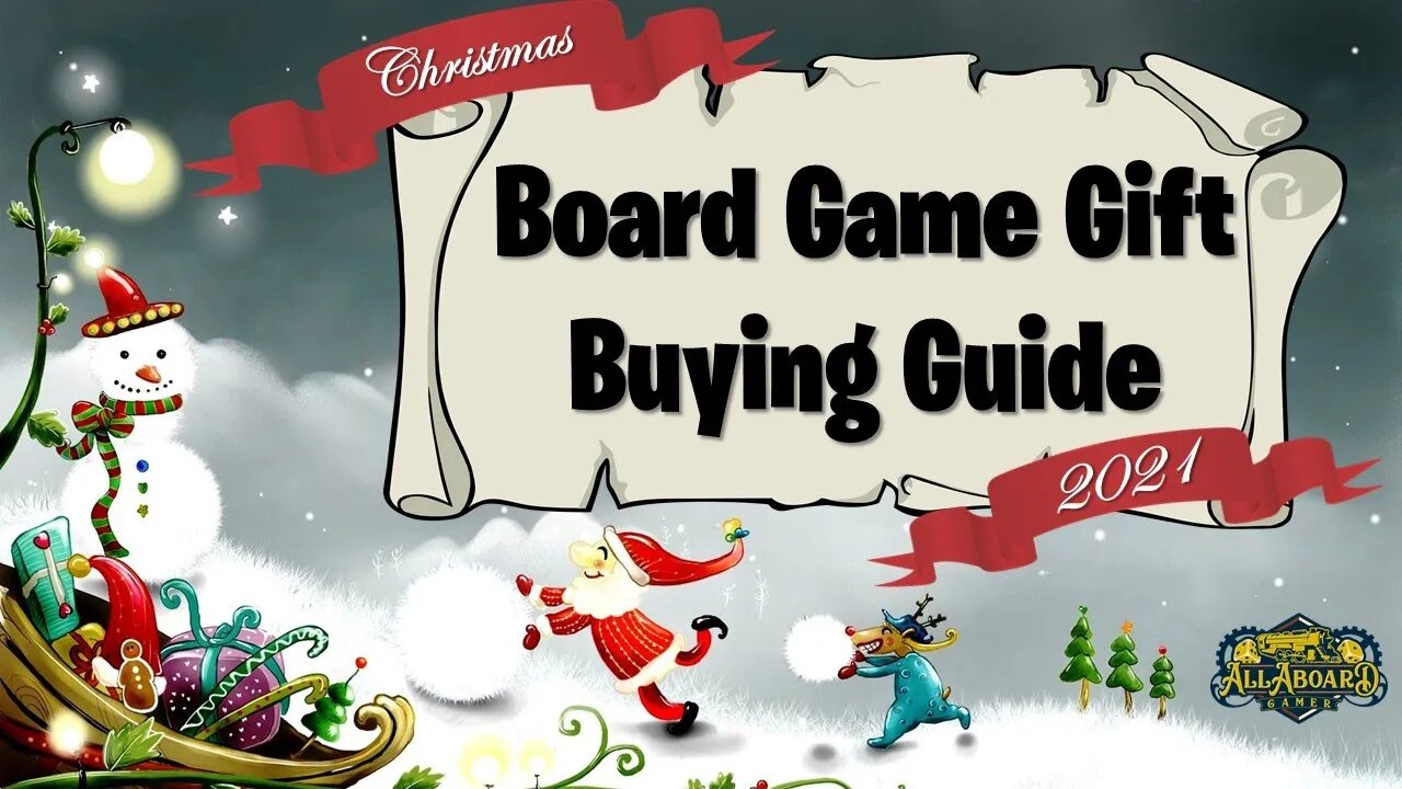 Board Game Gift Buying Guide for Christmas 2021!