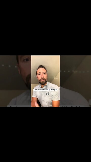 God wants us to walk by His Spirit 🕊️🕊️🕊️