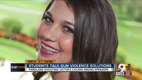 Students talk gun violence solutions at City Hall