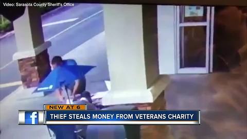 Hundreds stolen from Sarasota veterans group at booth outside Publix