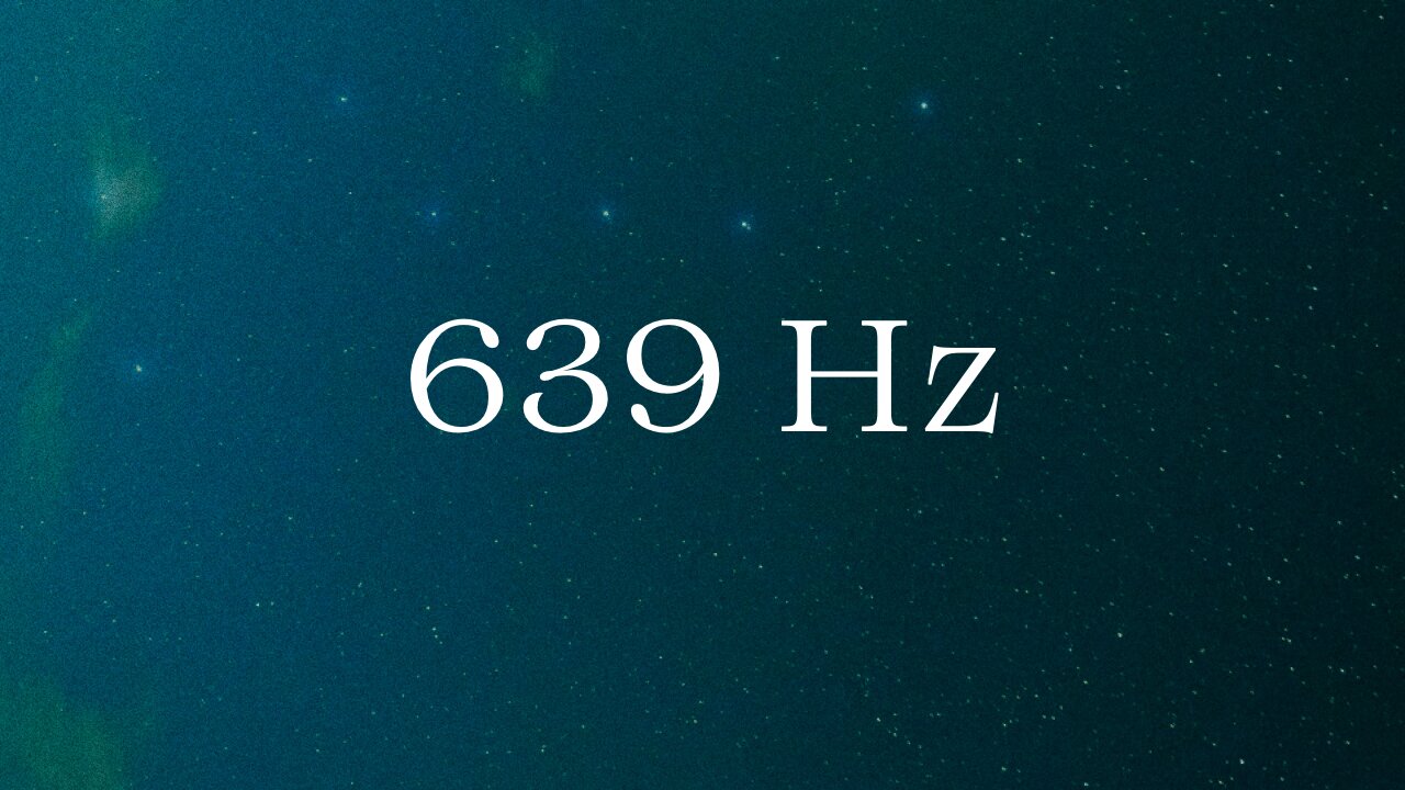 639Hz | Attract Love & Raise Positive Energy | 3h | Solfeggio Frequency | Black Screen