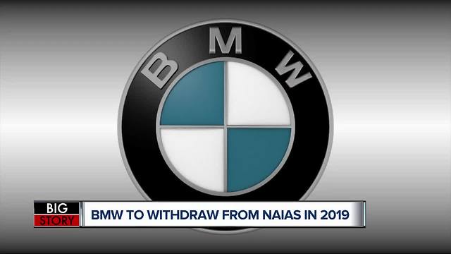 BMW becomes latest automaker to pull out of Detroit auto show