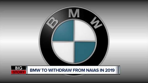 BMW becomes latest automaker to pull out of Detroit auto show