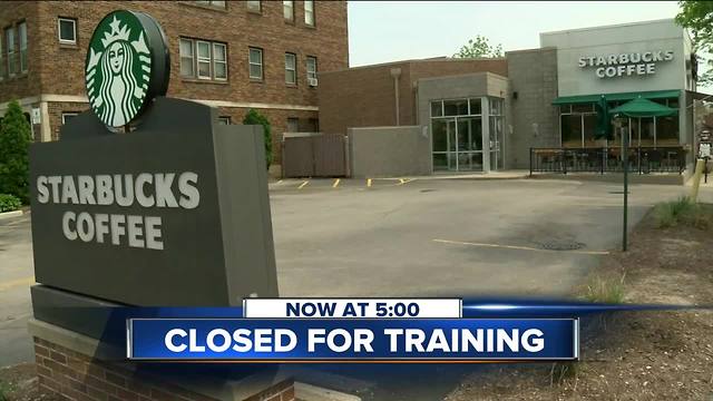 Starbucks shops temporarily close for bias training